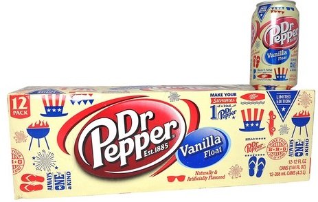 Dr Pepper Vanilla Float 355ml 12-pack