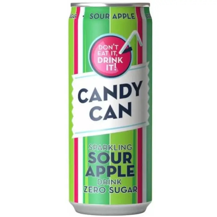 Candy Can Soda Sour Apple 33cl (BF:2025-04-30)