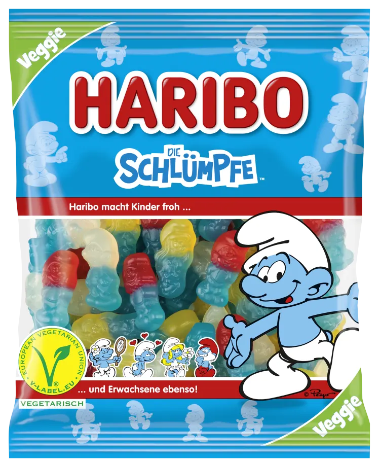 Haribo Smurfar 100g(BF:2025-06-30)