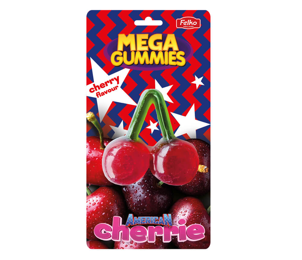 Felko Mega Gummies American Cherry 120g