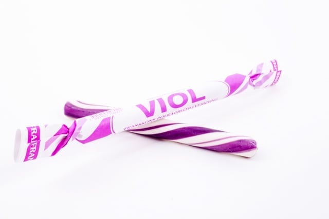Franssons Polkagris Viol 50g