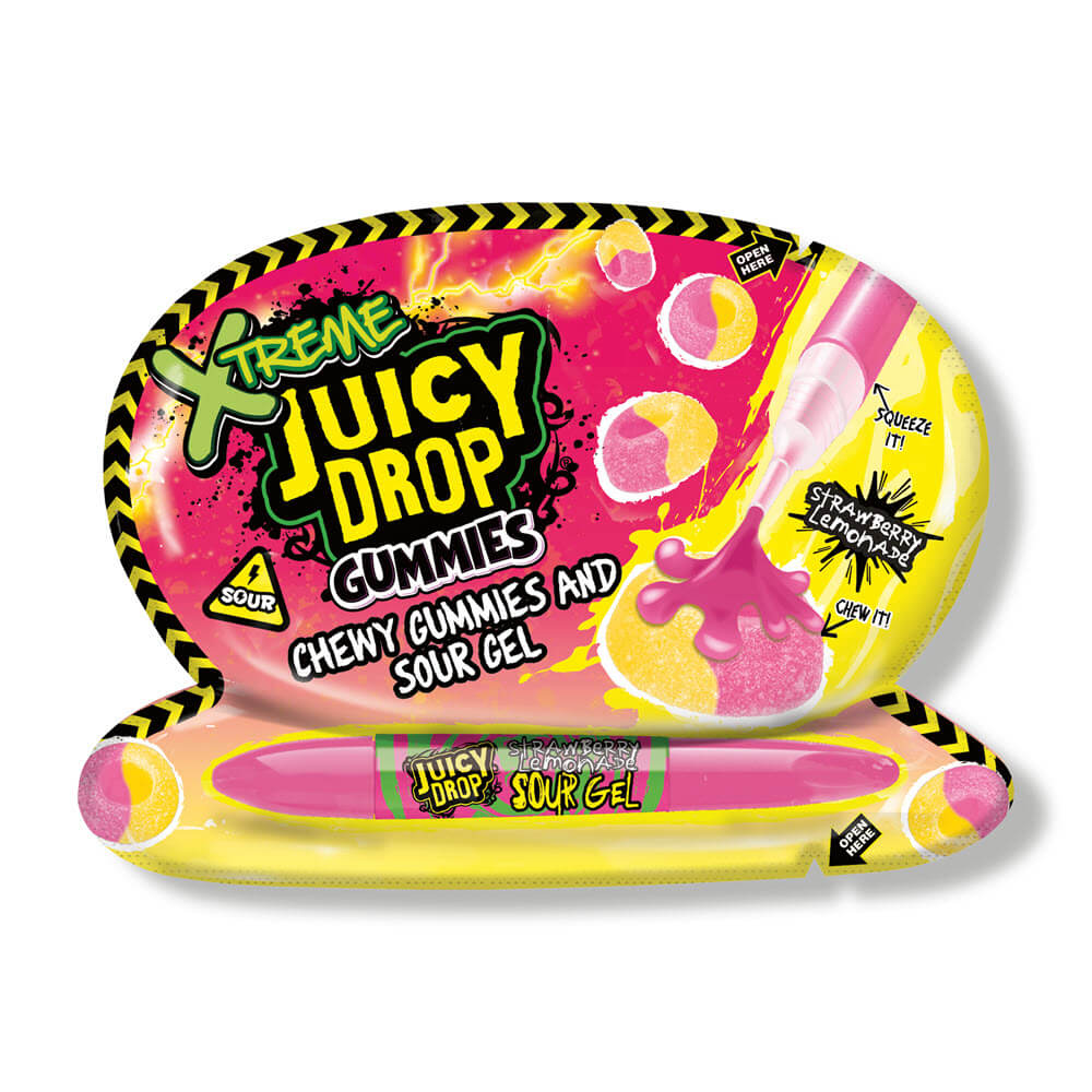 Juicy Drop Gummies & Sour Gel Xtreme 57g (1st)