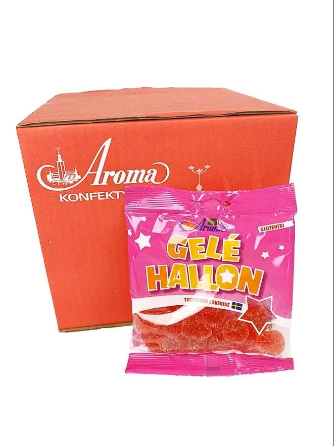Aroma Gelehallon 80g x 20st (hel låda)