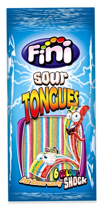 Fini Sour Tongues Rainbow 80g