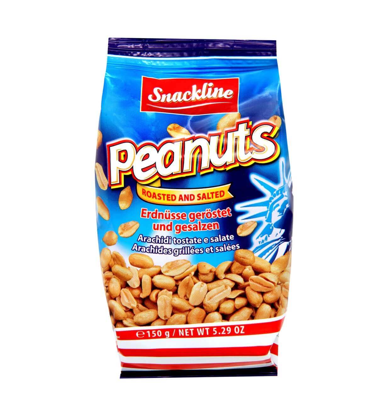 Snackline Saltade Jordnötter 150g