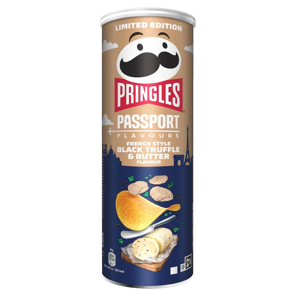 Pringles French Style Black Truffle & Butter Flavour 164g