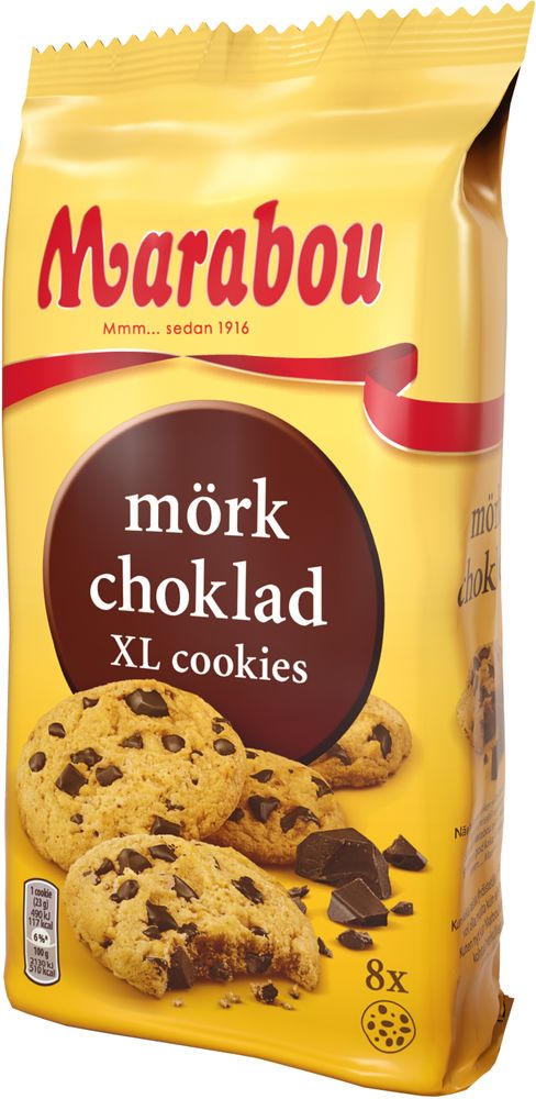 Marabou XL Cookies Mörk Choklad 184g(BF:2025-03-21)