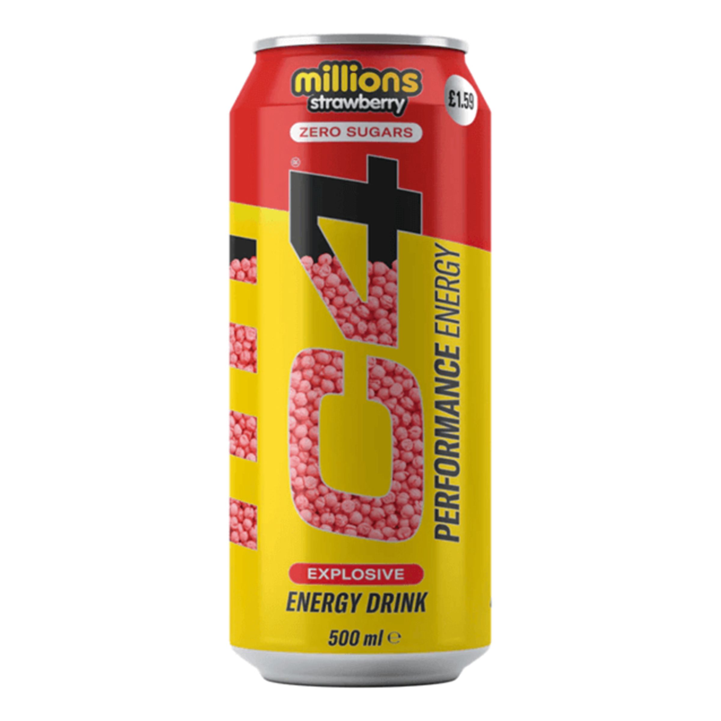 C4 Energy Drink Millions Strawberry - 500 ml