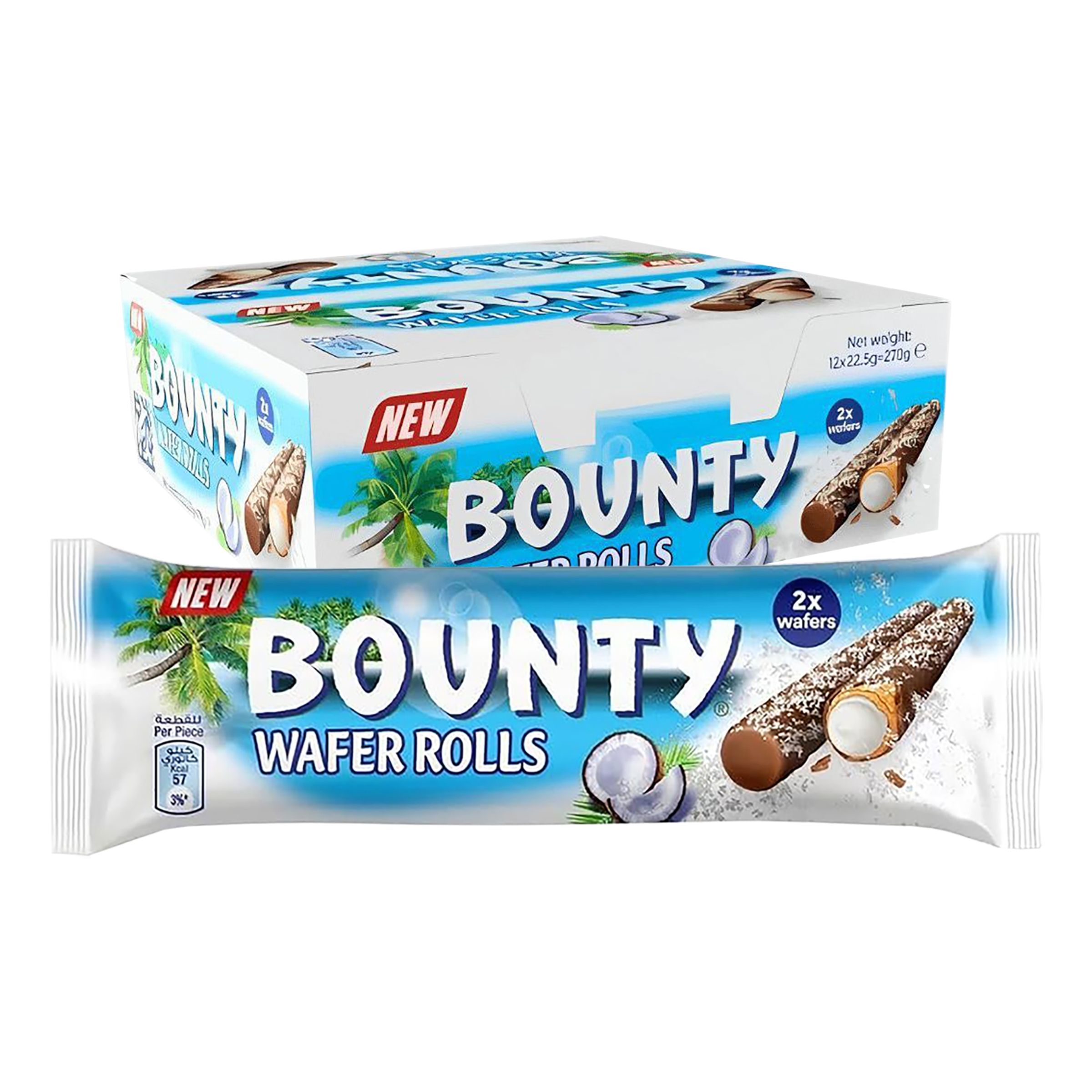 Bounty Wafer Rolls Storpack - 12-pack