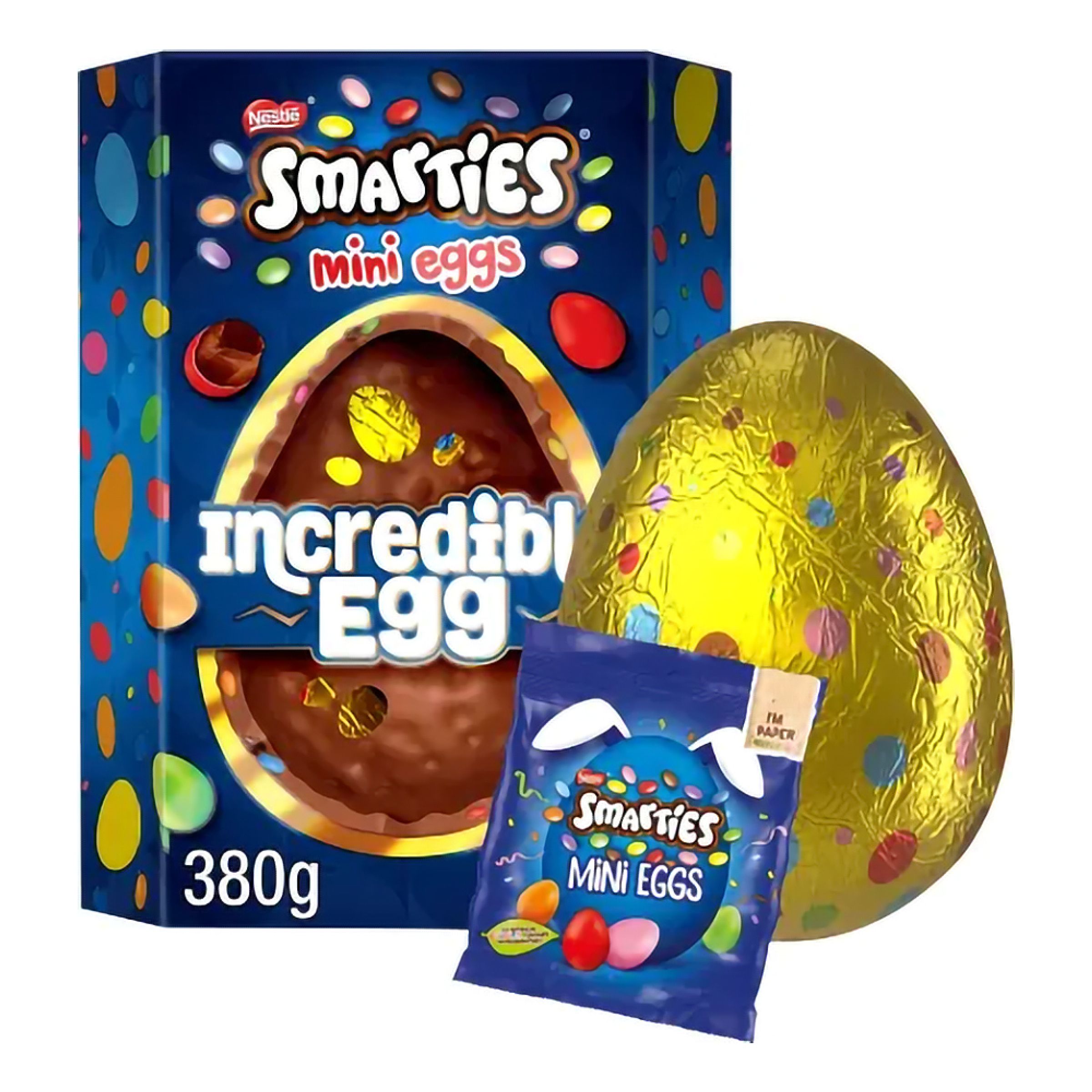 Smarties Milk Chocolate Incredible Easter Egg - 380 gram