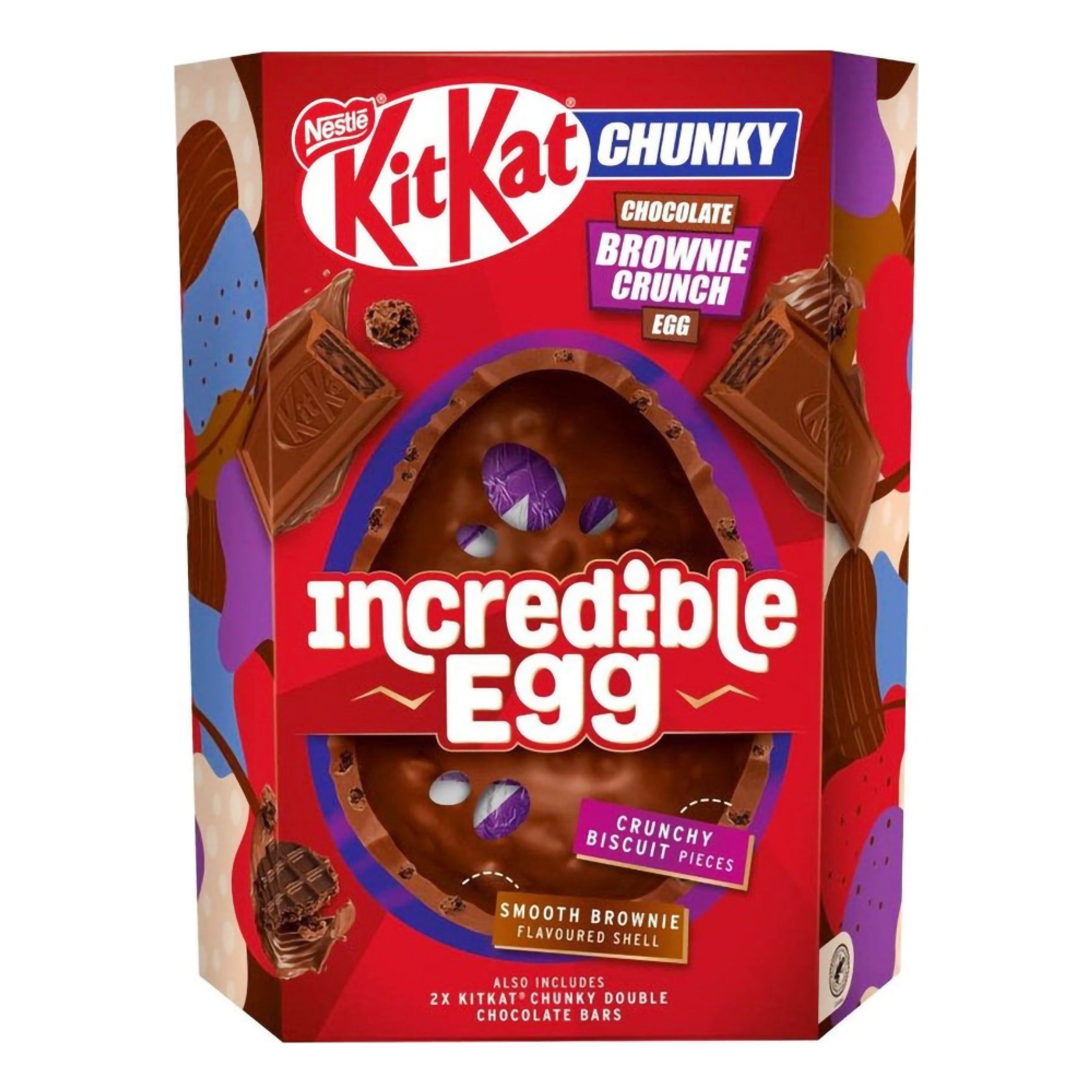 KitKat Chunky Crunchy Brownie Chocolate Incredible Egg - 384 gram