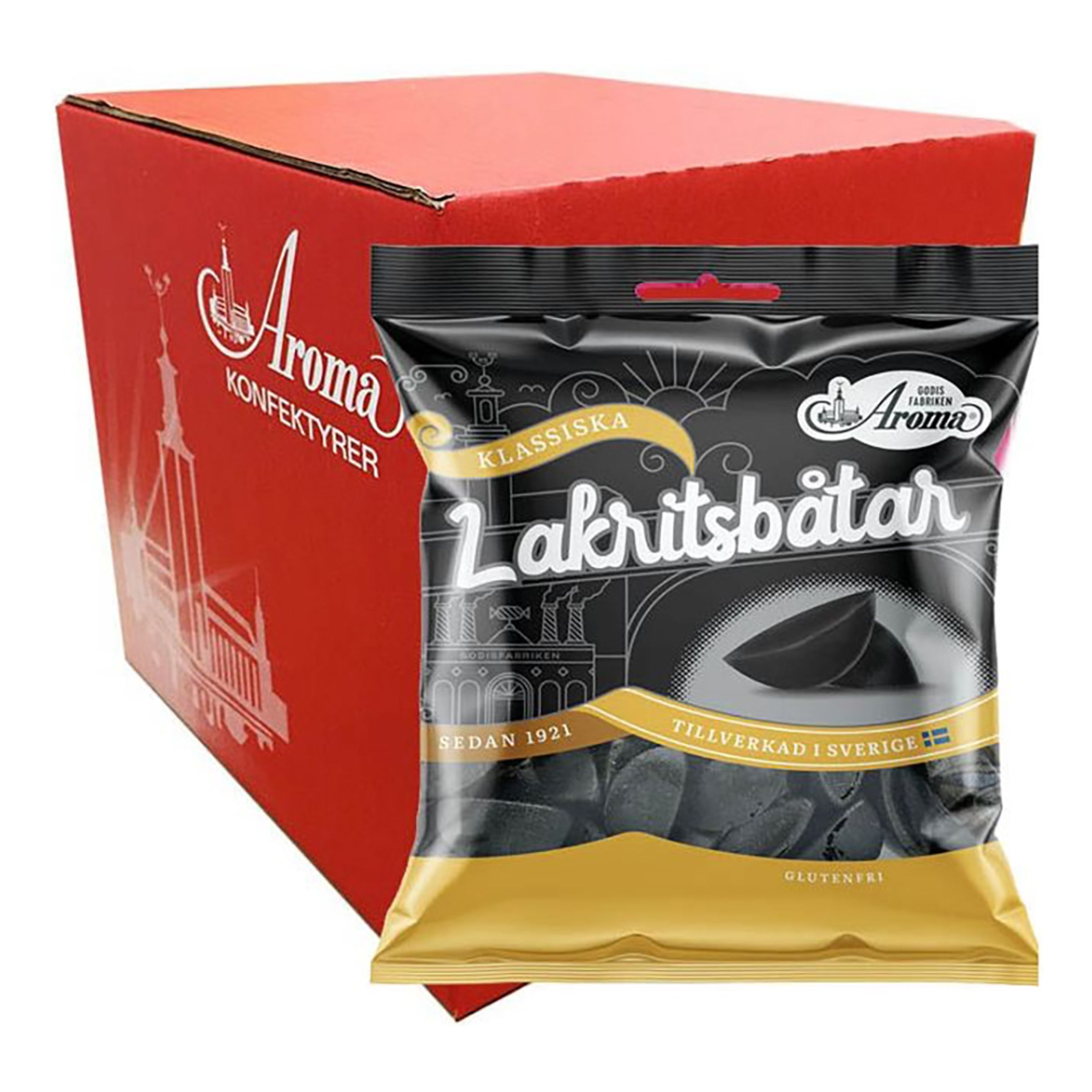 Aroma Lakritsbåtar Storpack - 20-pack
