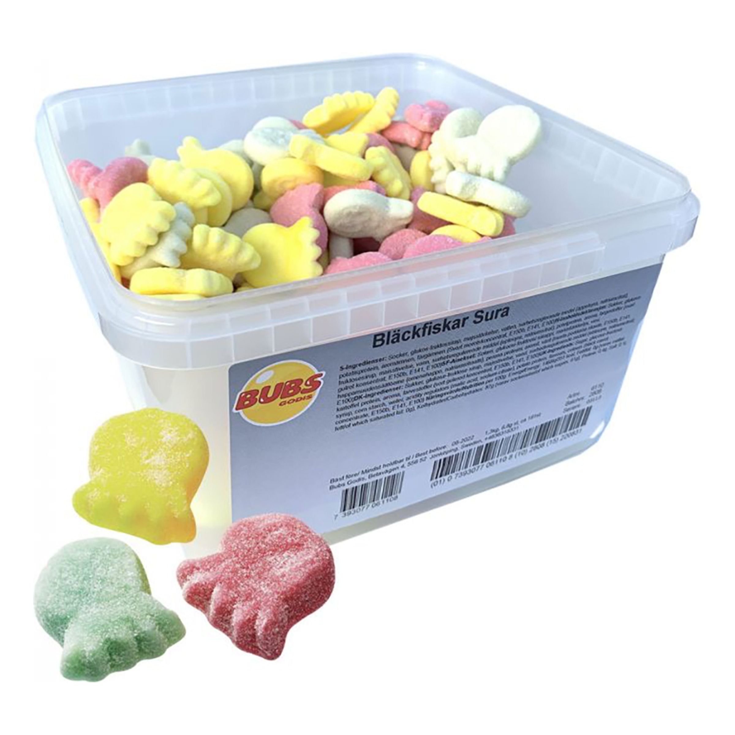 Sura Bläckfiskar Storpack - 2,6 kg