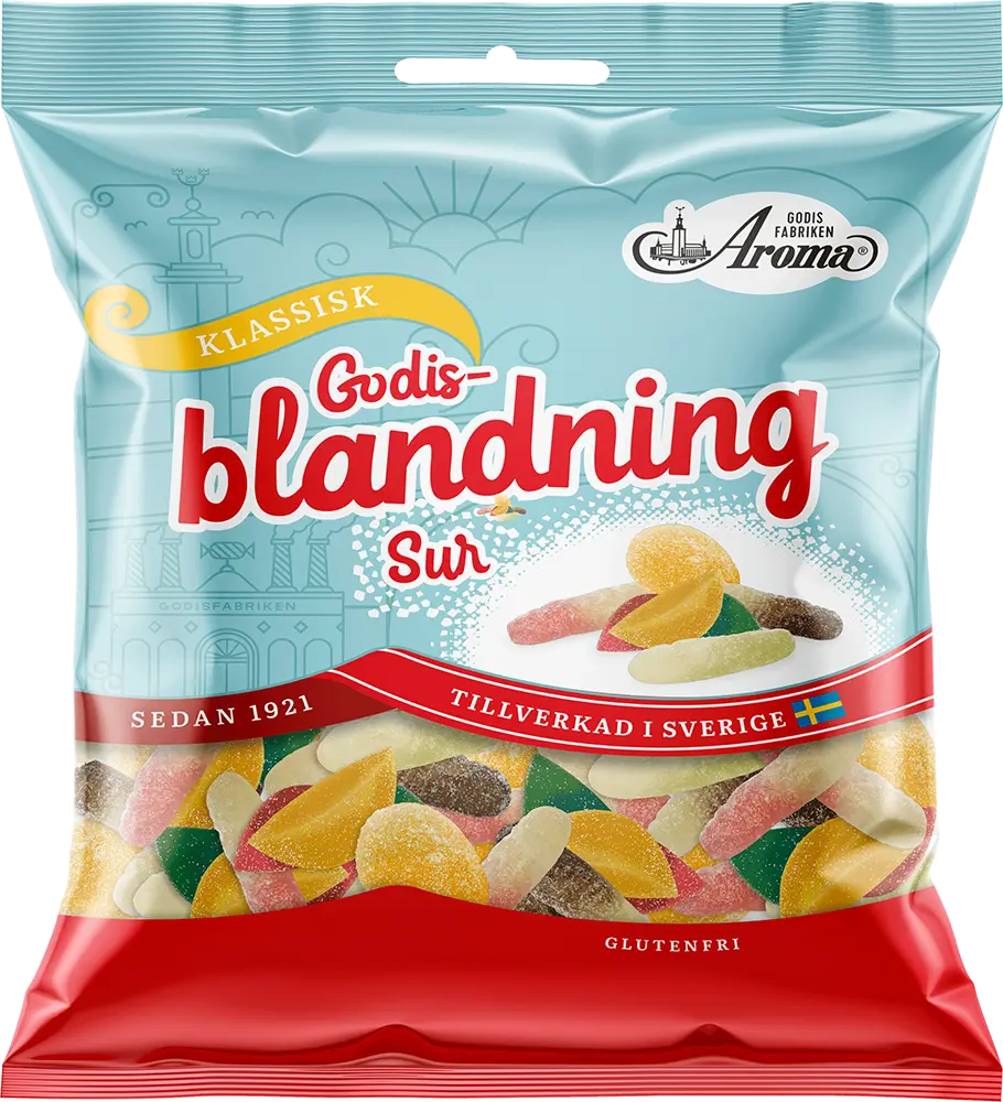 Aroma Godisblandning Sur 115g x 20st