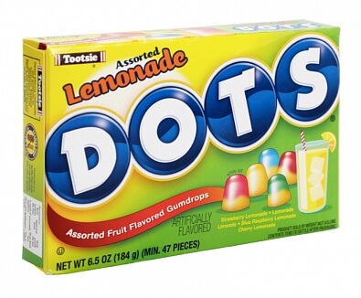 Tootsie Dots Lemonade Box 184g