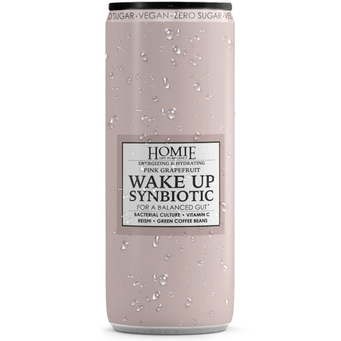 Homie Wake Up Synbiotic - Pink Grapefruit 33cl