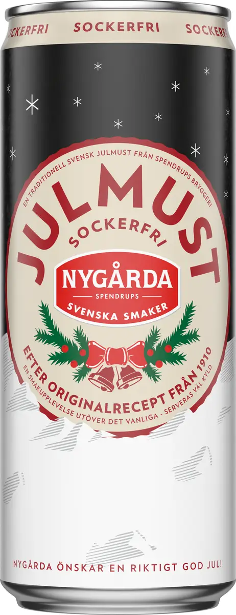 Nygårda Julmust Sockerfri 33cl