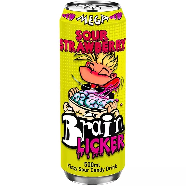 Brain Licker Sour Soda Strawberry 50cl(BF:2024-10-31)