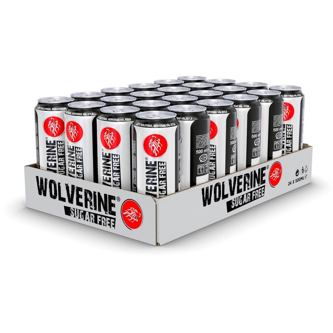 Wolverine Energidryck Sugarfree 50cl x 24st (helt flak)