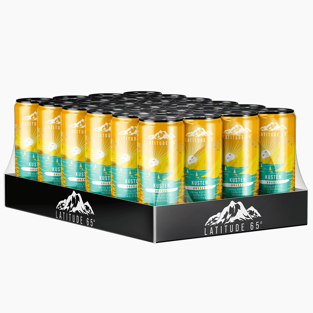 Latitude 65 Kusten - Ananas 33cl x 24st (helt flak)