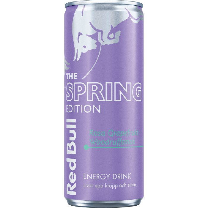 Red Bull Spring Edition Rosa Grapefruit & Woodruffsmak 25cl