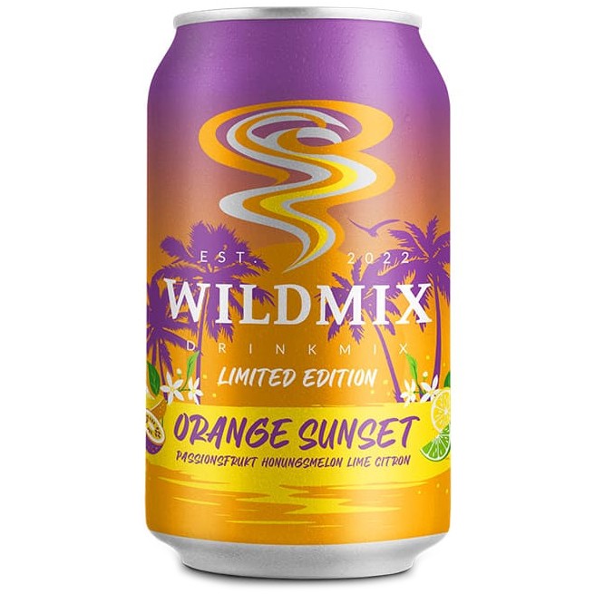 WildMix Orange Sunset Drinkmix Burk 33cl