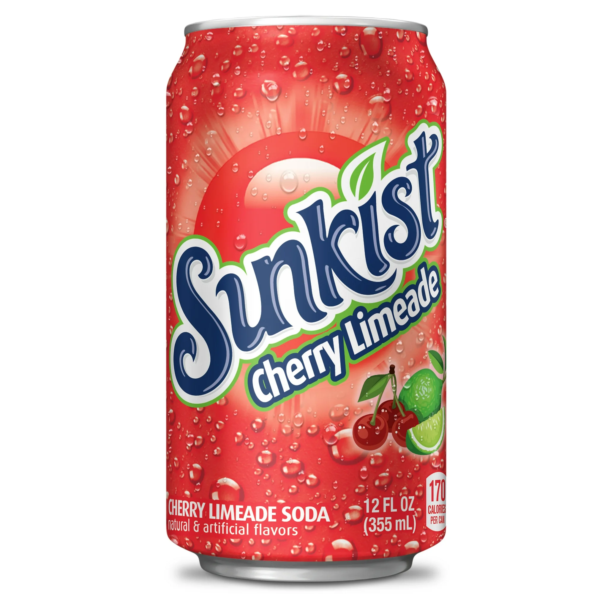 Sunkist Cherry Limeade 355ml(BF:2025-10-04)