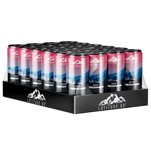 Latitude 65 Hajk - Hallon 33cl x 24st