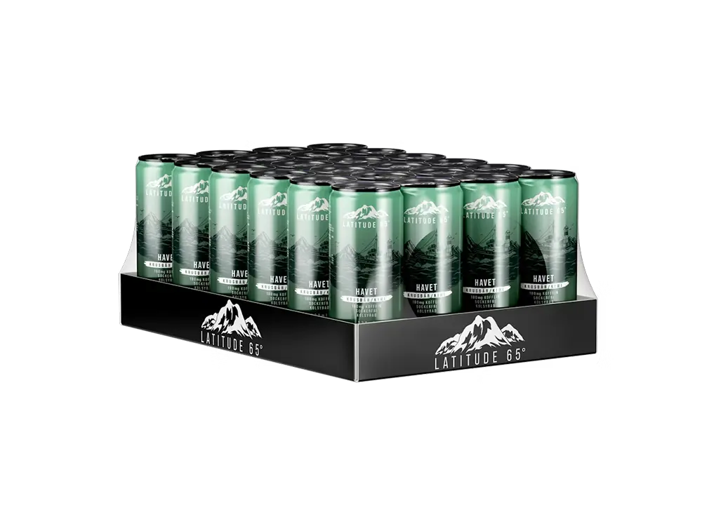 Latitude 65 Havet - Kiwi Krusbär 33cl x 24st