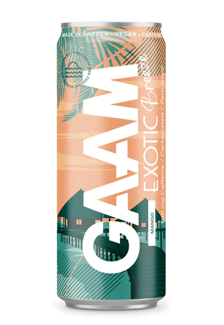 GAAM Energy - Exotic Breeze Mango 33cl (BF: 2025-07-09))