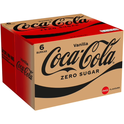 Coca-Cola Zero Sugar Vanilla 6x33cl
