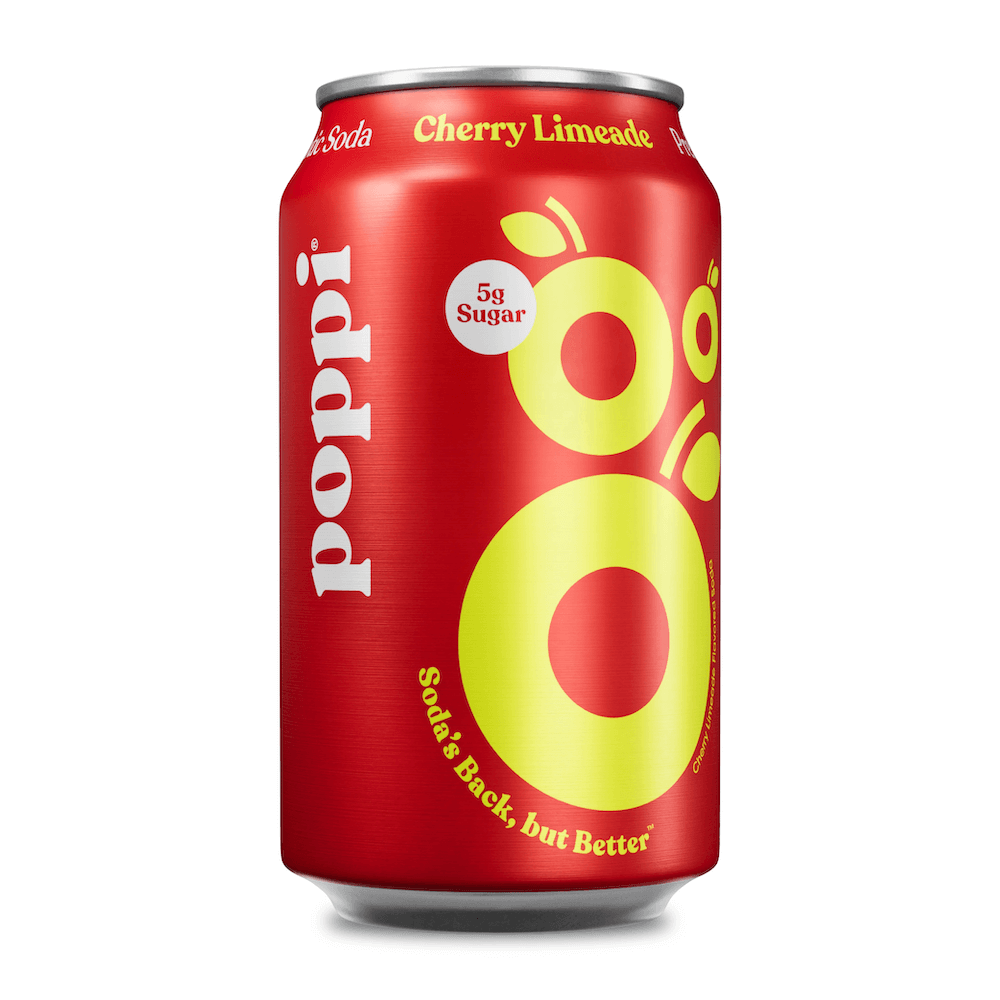 Poppi Prebiotic Soda Cherry Limeade 355ml