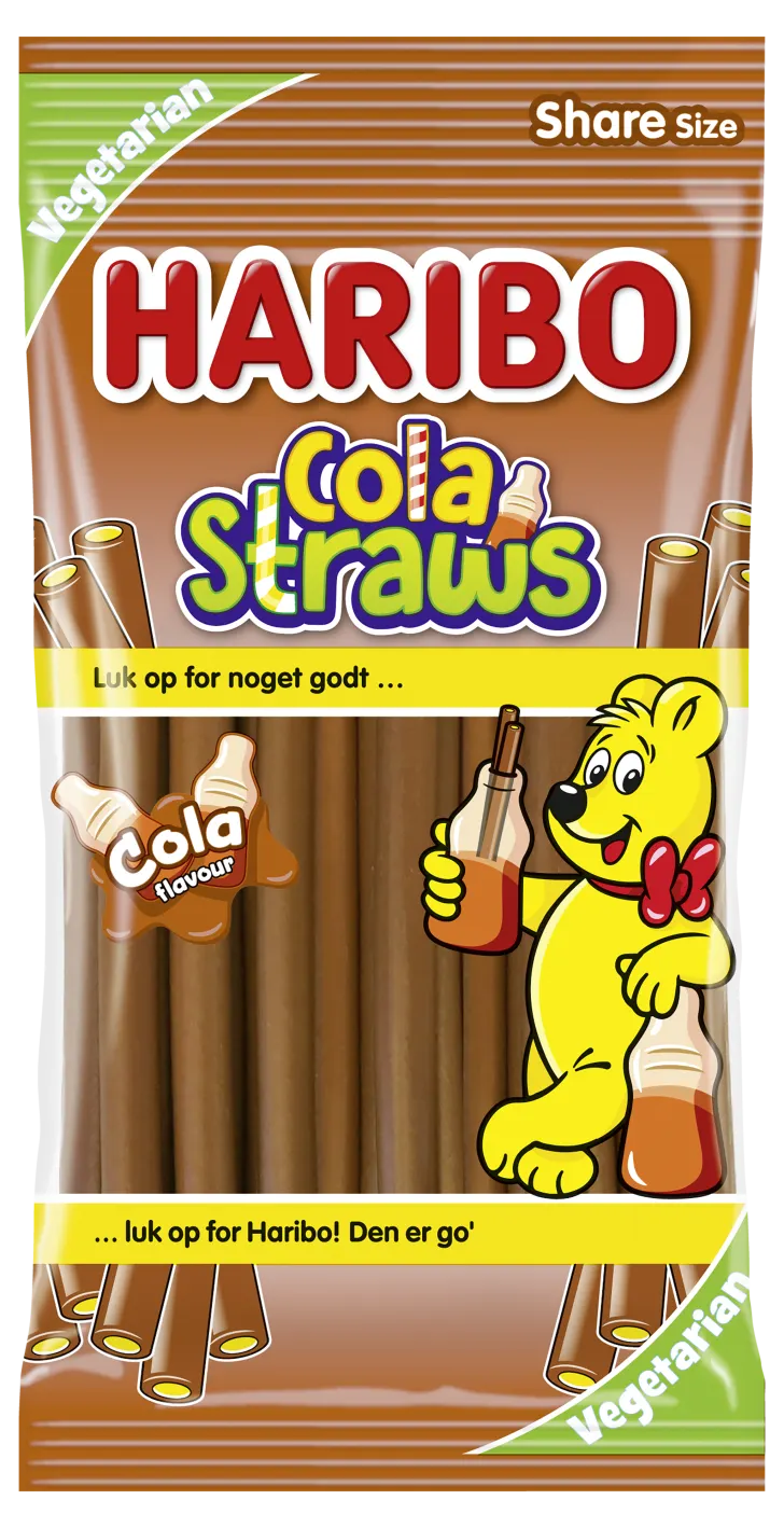 Haribo Cola Straws 80g