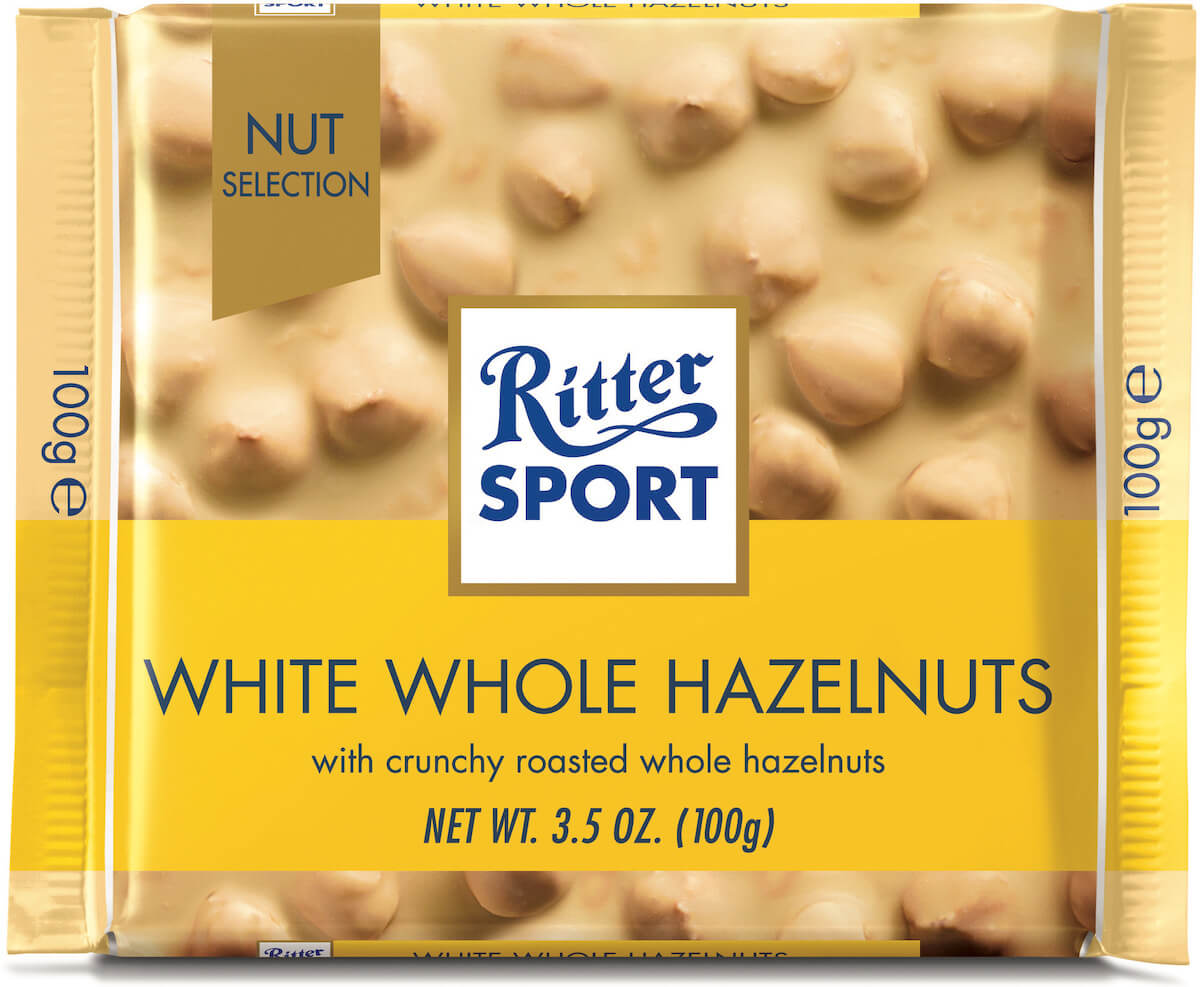 Ritter Sport White Whole Hazelnut 100g