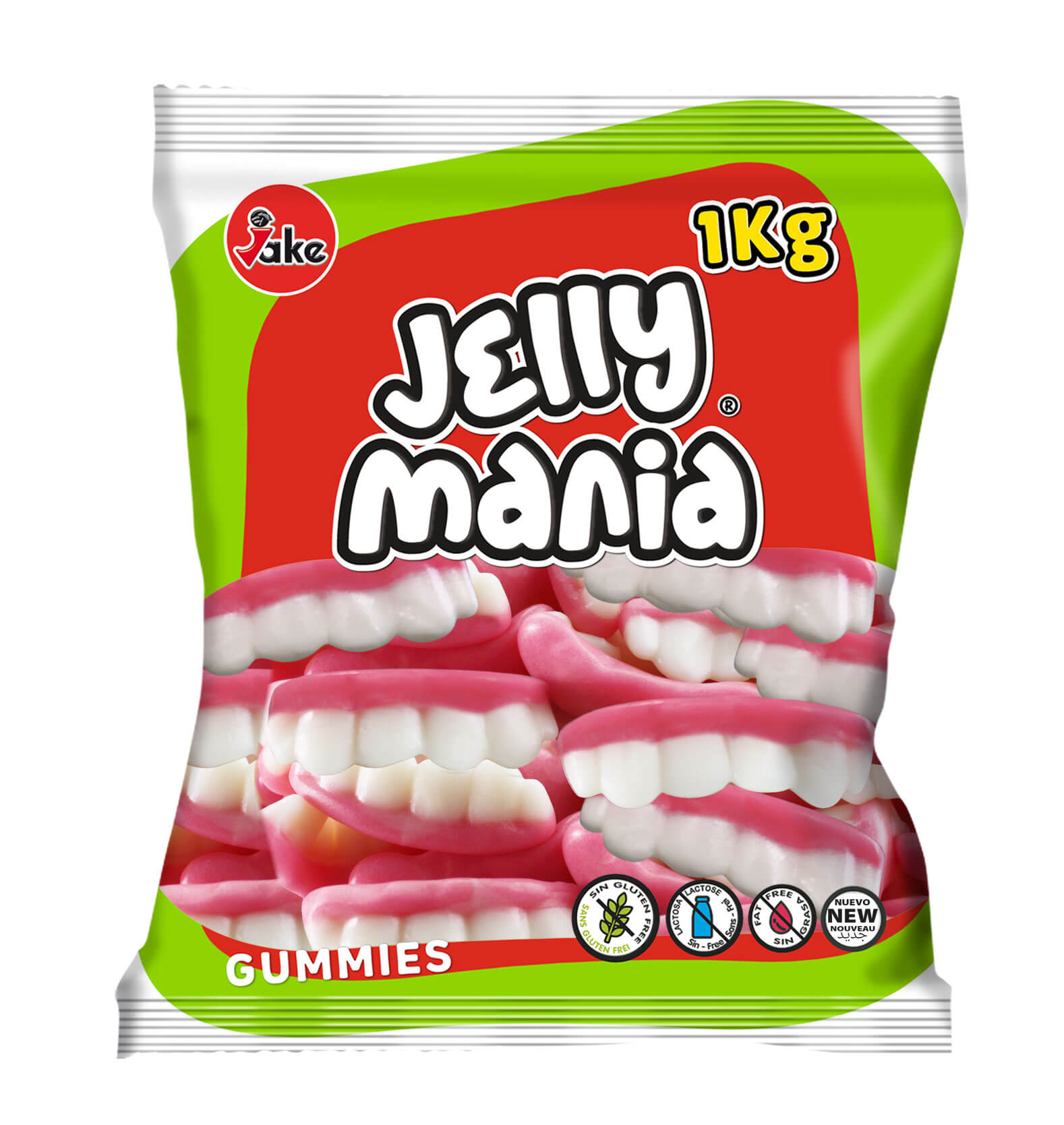 Jake Jelly Mania Teeth 1kg