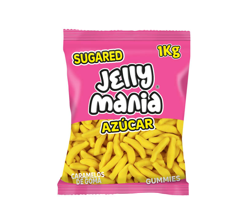 Jake Jelly Mania Sockrade Bananer 1kg