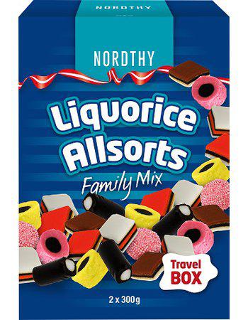 Nordthy Licorice Allsorts Family Mix 600g