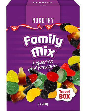 Nordthy Licorice and Winegum Family Mix 600g