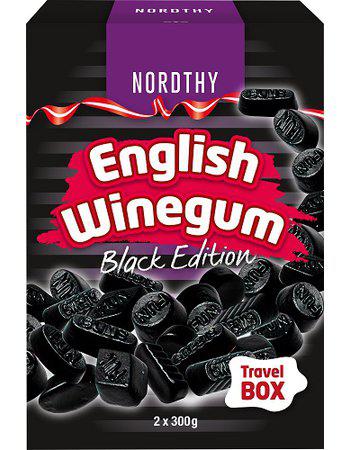 Nordthy English Winegum Black Edition Family Mix 600g