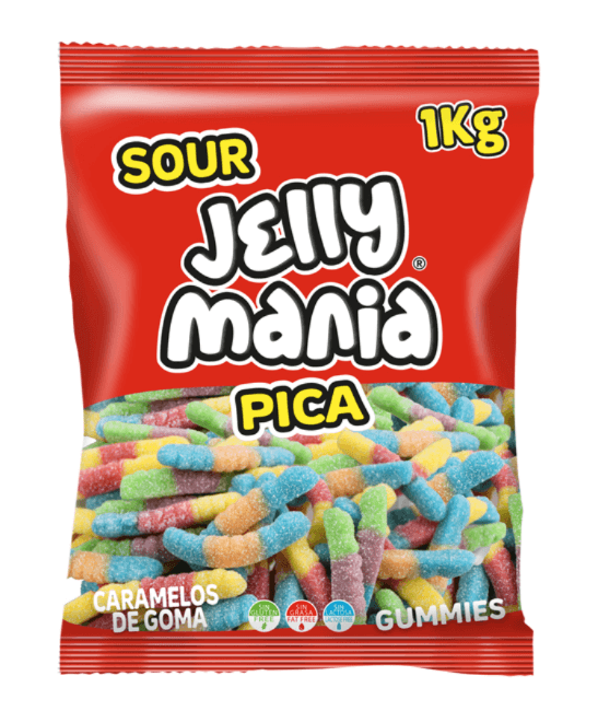 Jake Jelly Mania Sour Worms 1kg