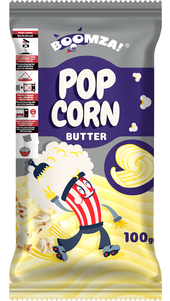 Boomza Mikropopcorn Butter 100g