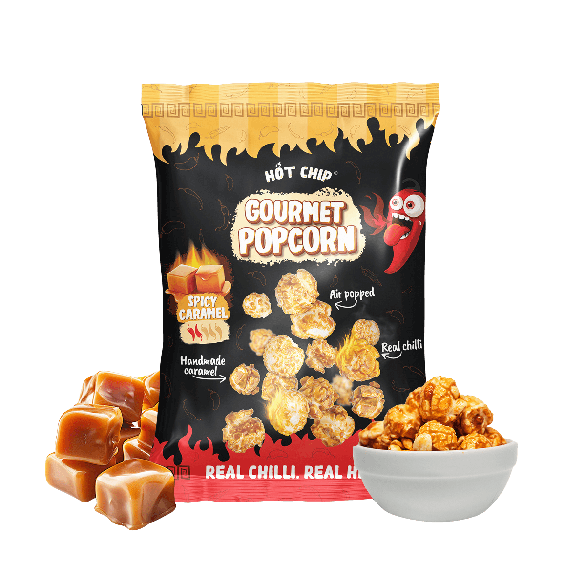 Hot Chip Popcorn Spicy Caramel 120g