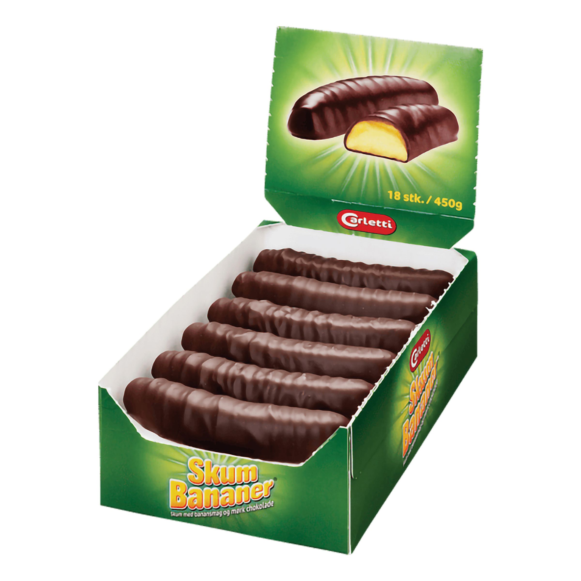 Carletti Skumbananer Storpack - 24-pack