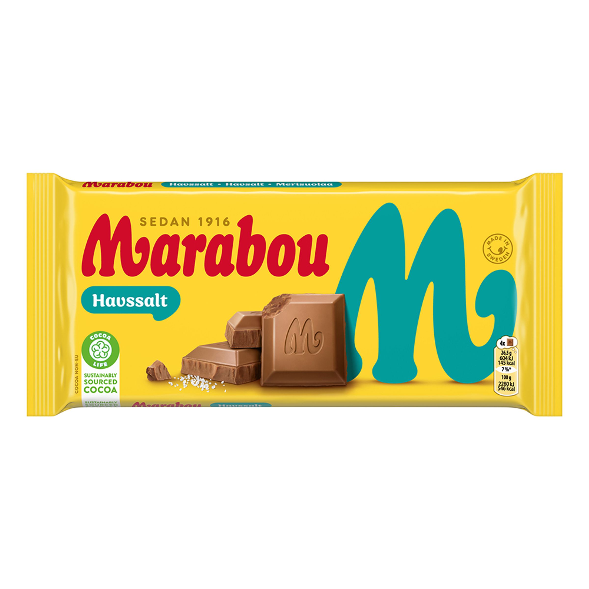 Marabou Havssalt Chokladkaka - 160 gram