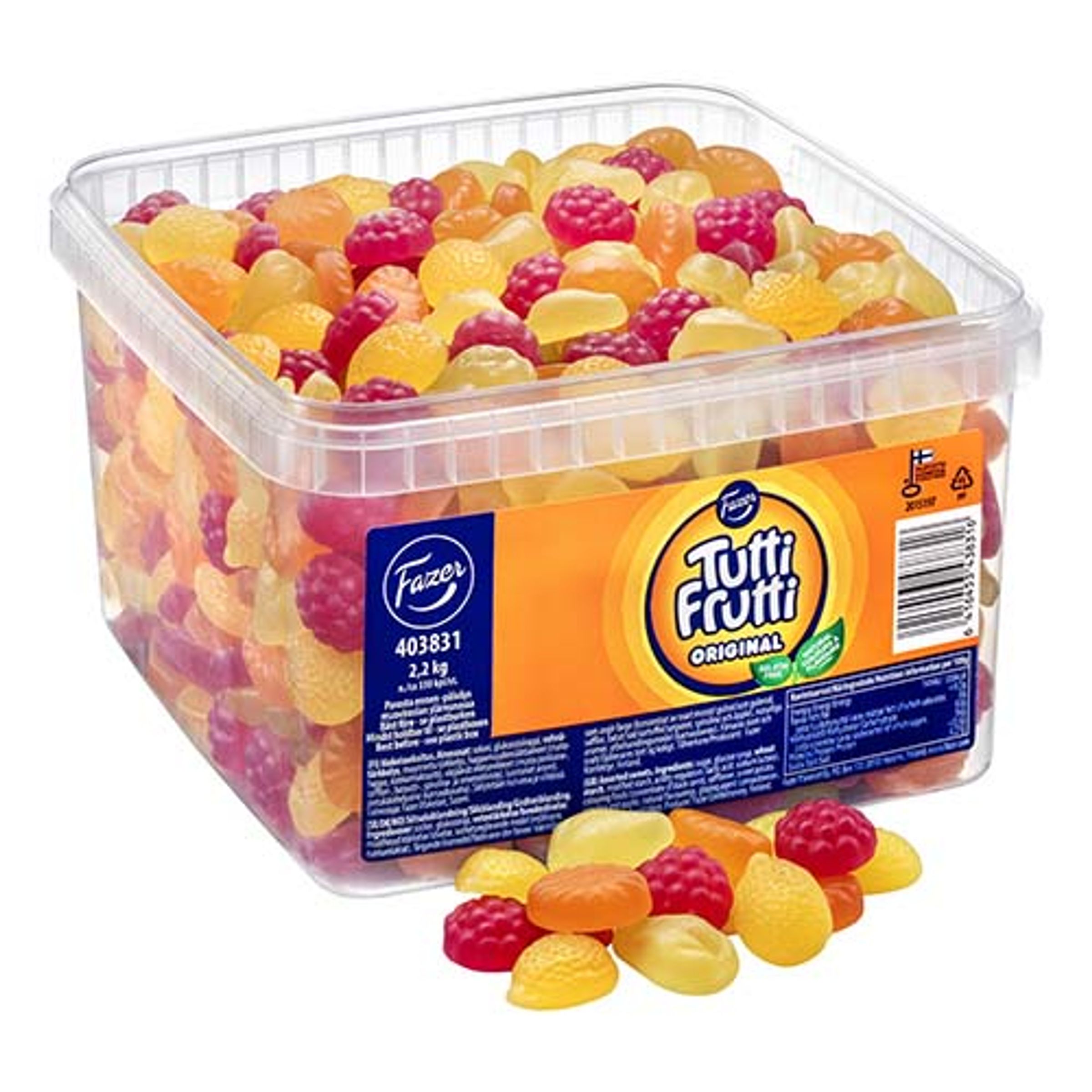 Tutti-Frutti Original Lösvikt i Burk - 2.2 kg