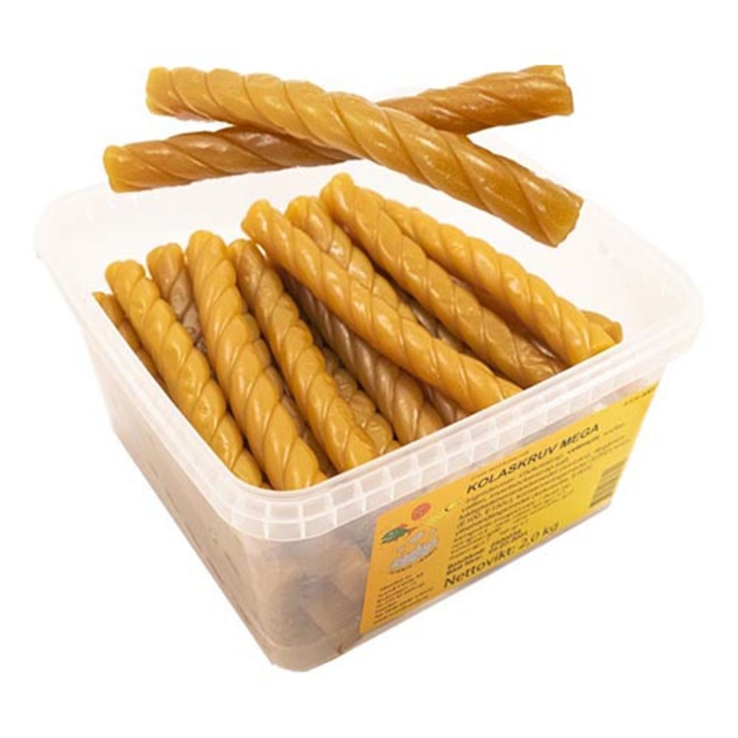 Kolaskruv Mega Size Lösvikt i Burk - 2.0 kg