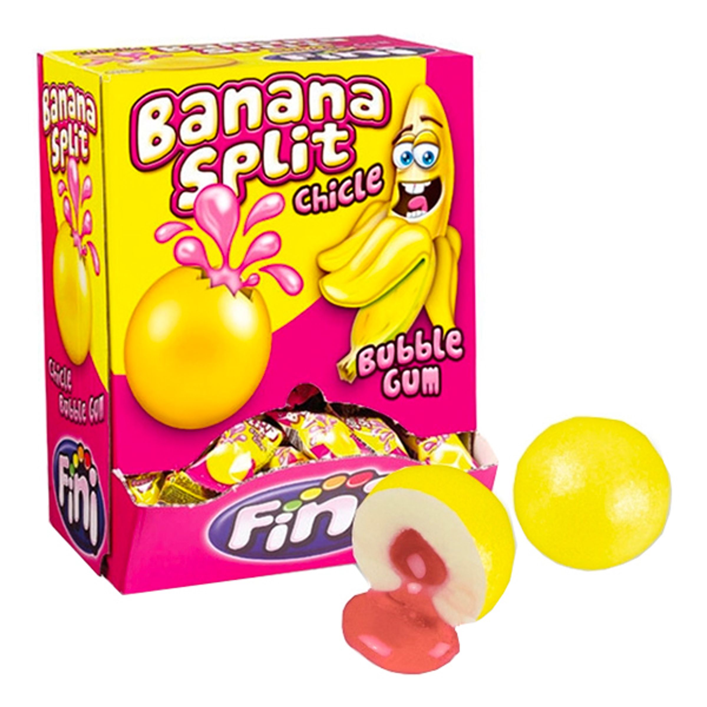 Banana Split Tuggummi Storpack - 200-pack