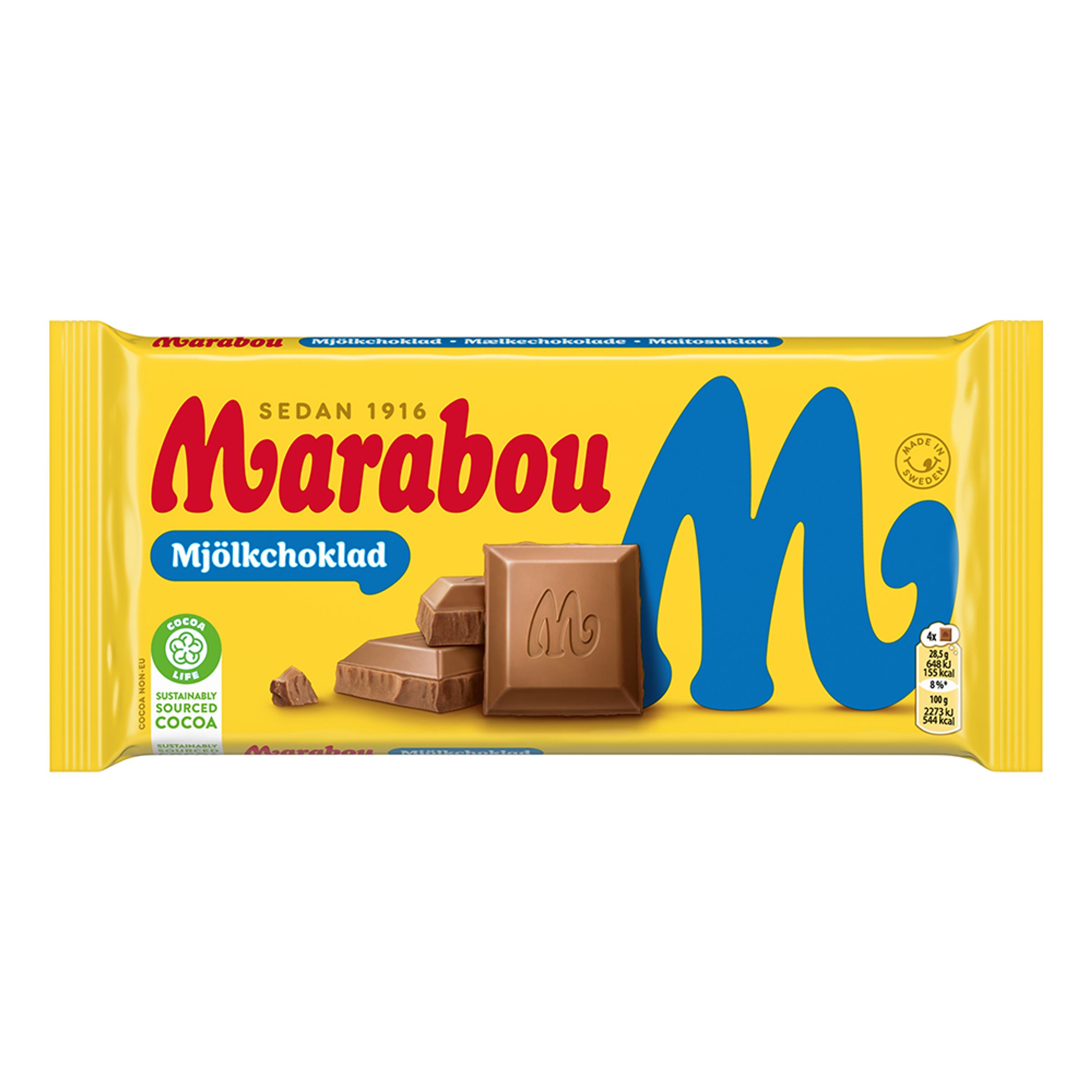 Marabou Mjölkchoklad Chokladkaka - 90 gram
