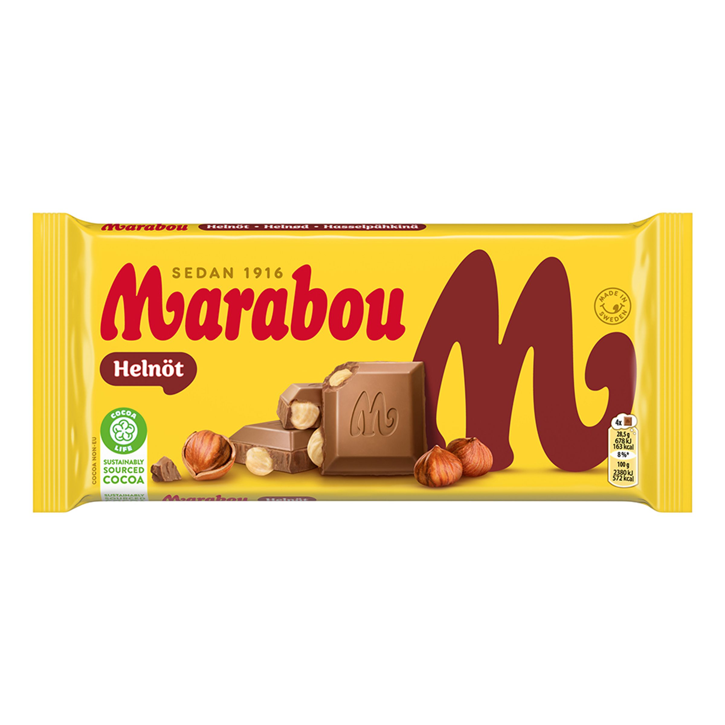 Marabou Helnöt Chokladkaka - 160 gram