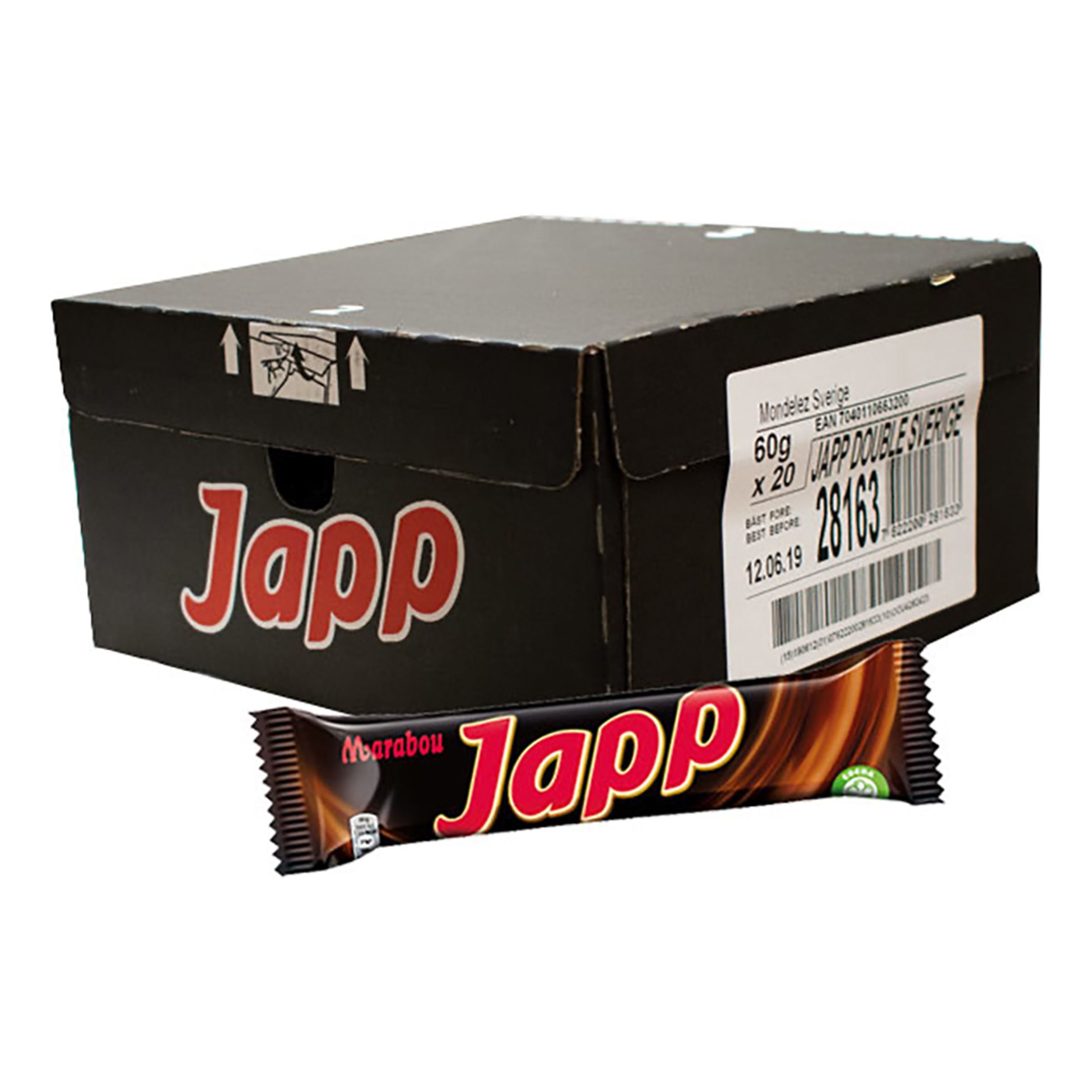 Marabou Dubbel Japp Storpack - 20-pack